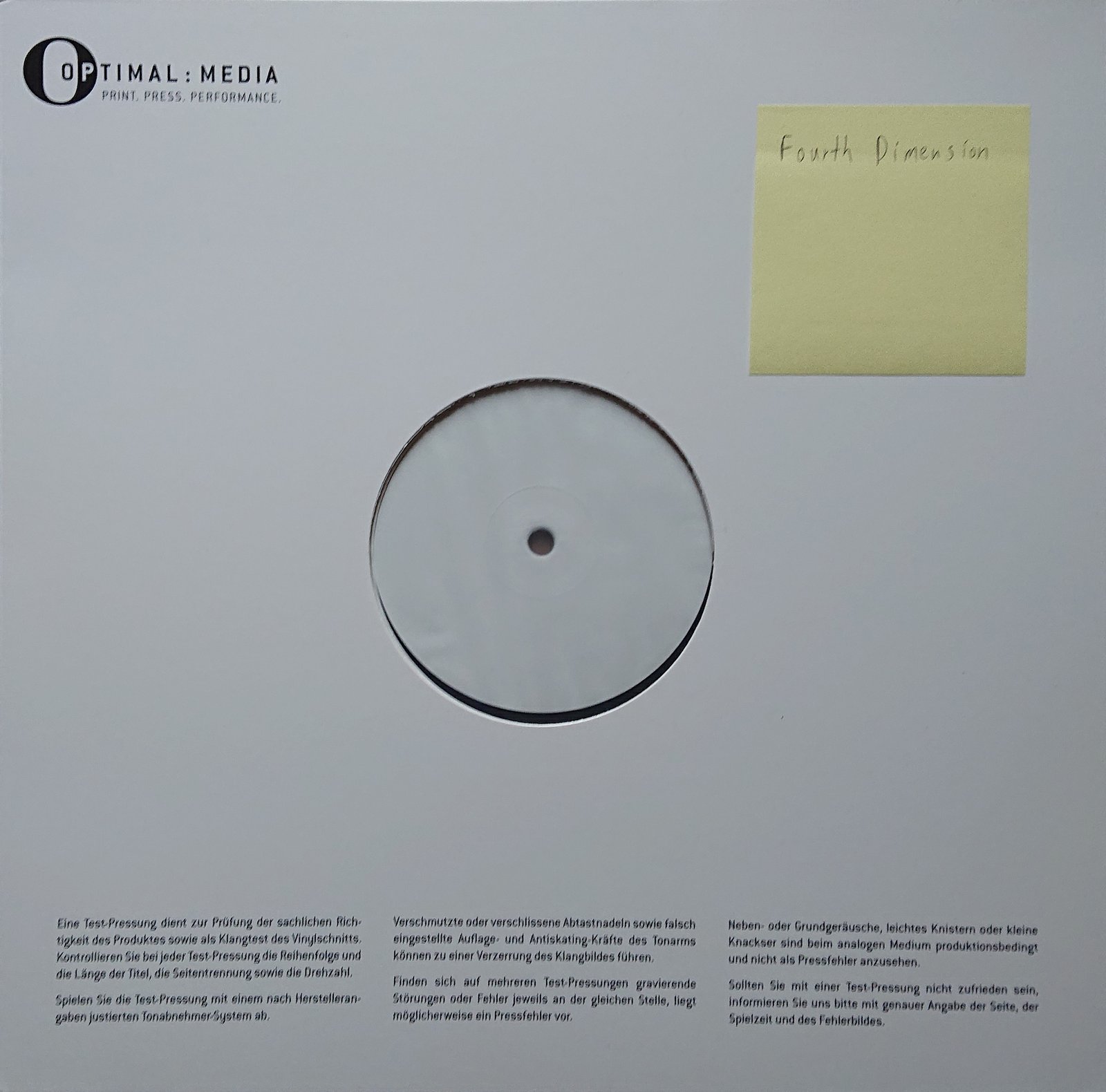 Picture of SILLP 1543 WL The fourth dimension by artist Paddy Kingsland / BBC Radiophonic Workshop